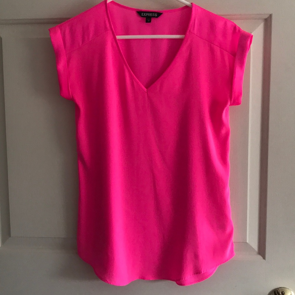 Hot pink shirt